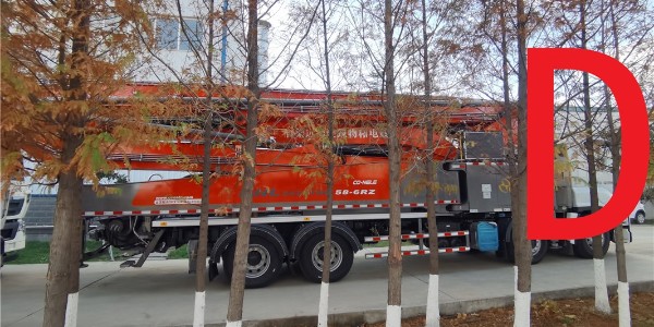 泵車換油完畢，啟動(dòng)自動(dòng)泵送