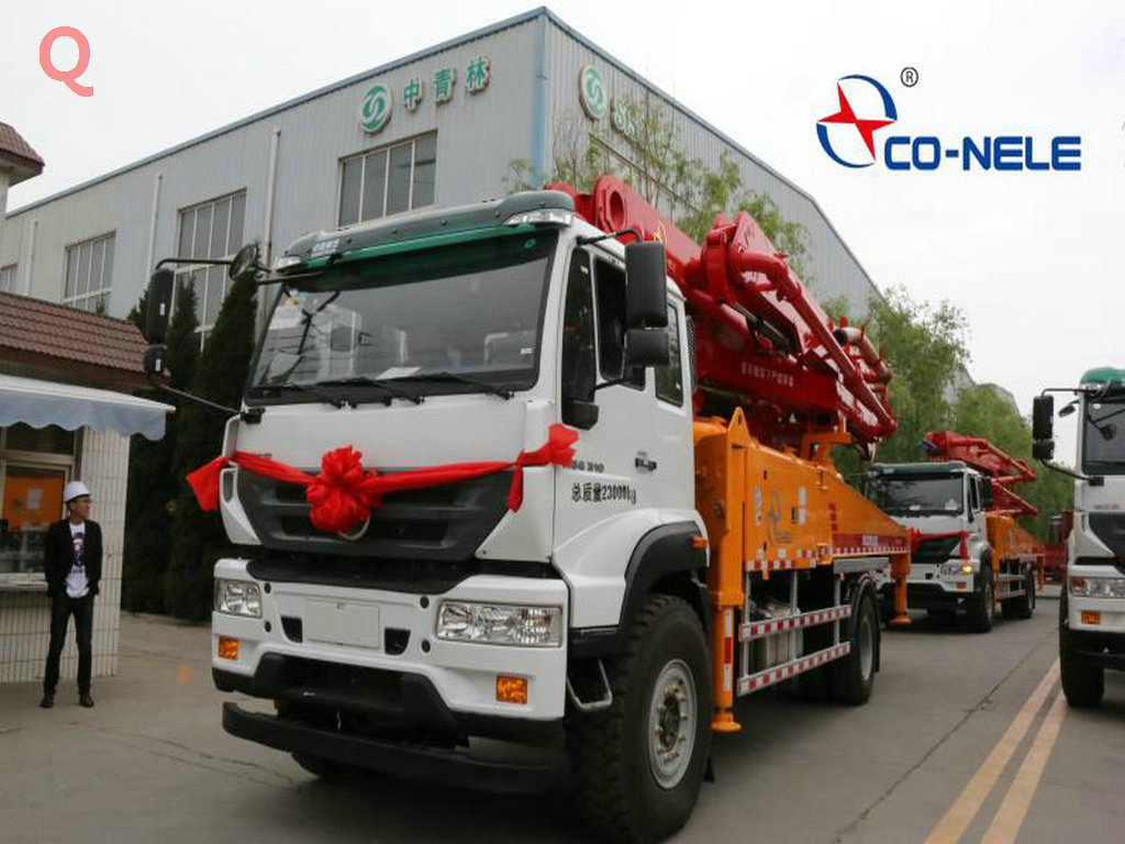 小型泵車，小型混凝土泵車，天泵